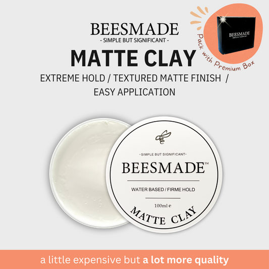 BEESMADE Matte Clay - No.1 Hair Clay in Singapore & Malaysia