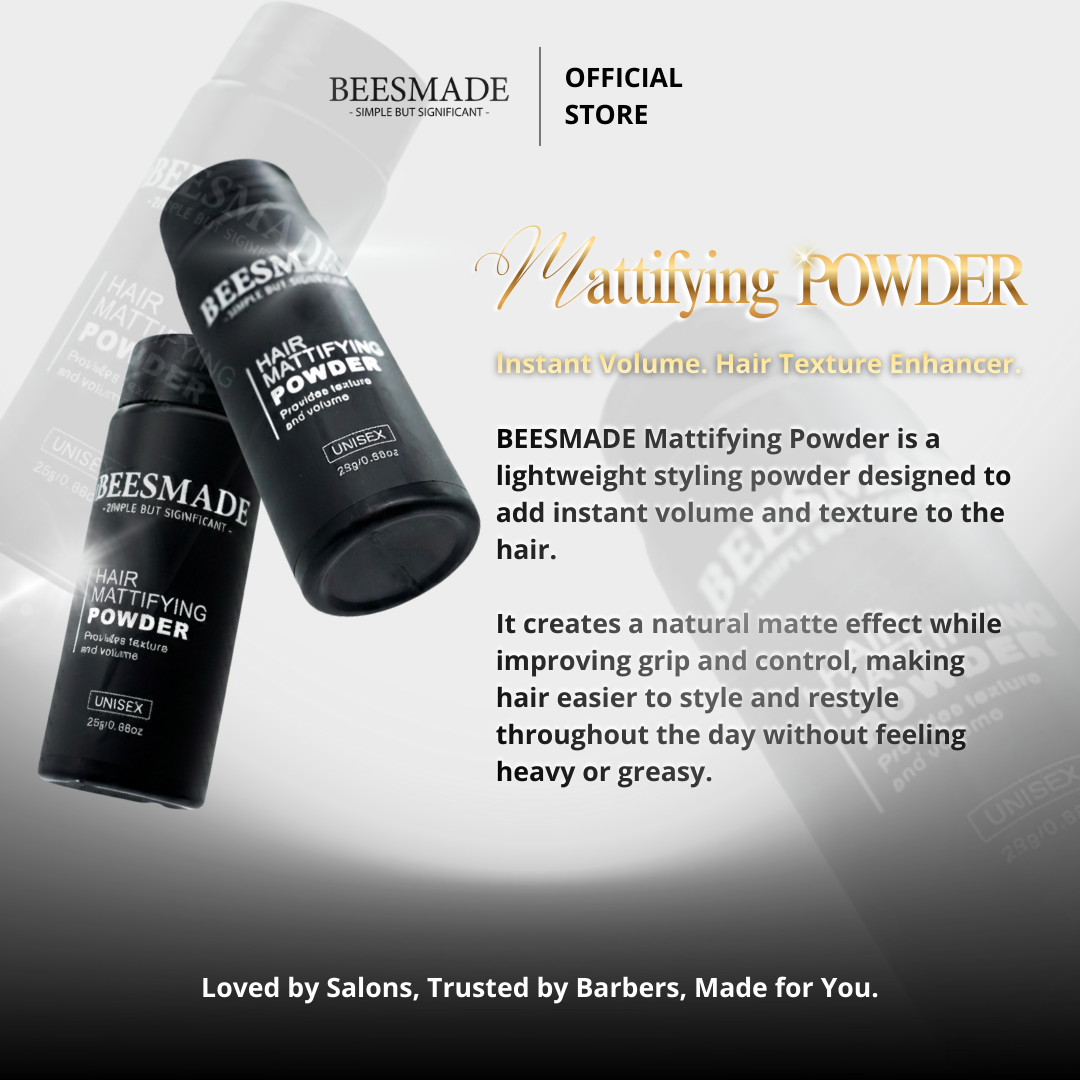 BEESMADE Mattifying Powder - No.1 Hair Styling Powder in Singapore & Malaysia