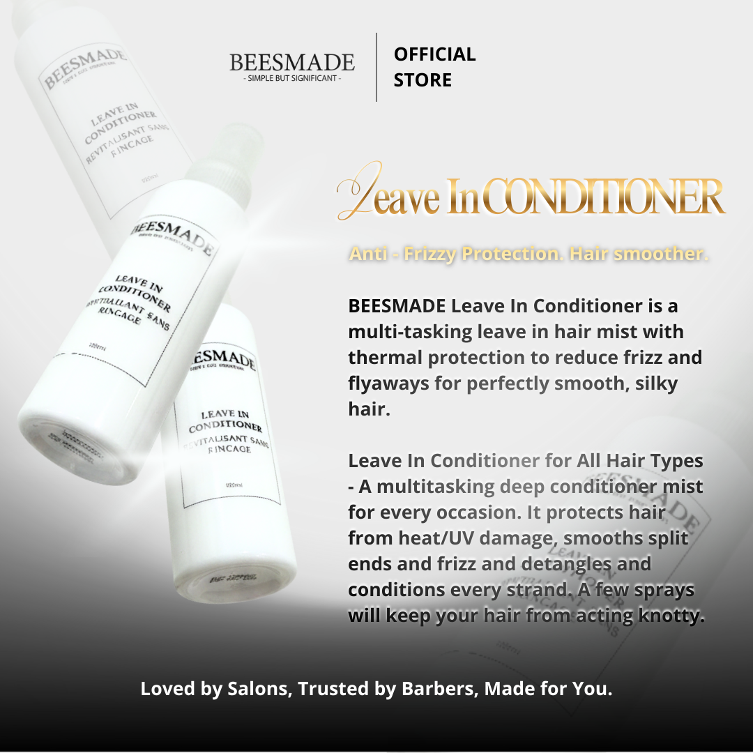 BEESMADE Leave in Conditioner 120ml - Detangling and Frizz Fighting