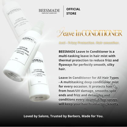BEESMADE Leave in Conditioner 120ml - Detangling and Frizz Fighting