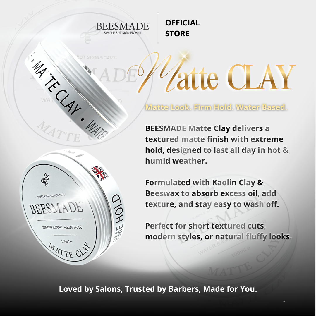BEESMADE Matte Clay - No.1 Hair Clay in Singapore & Malaysia