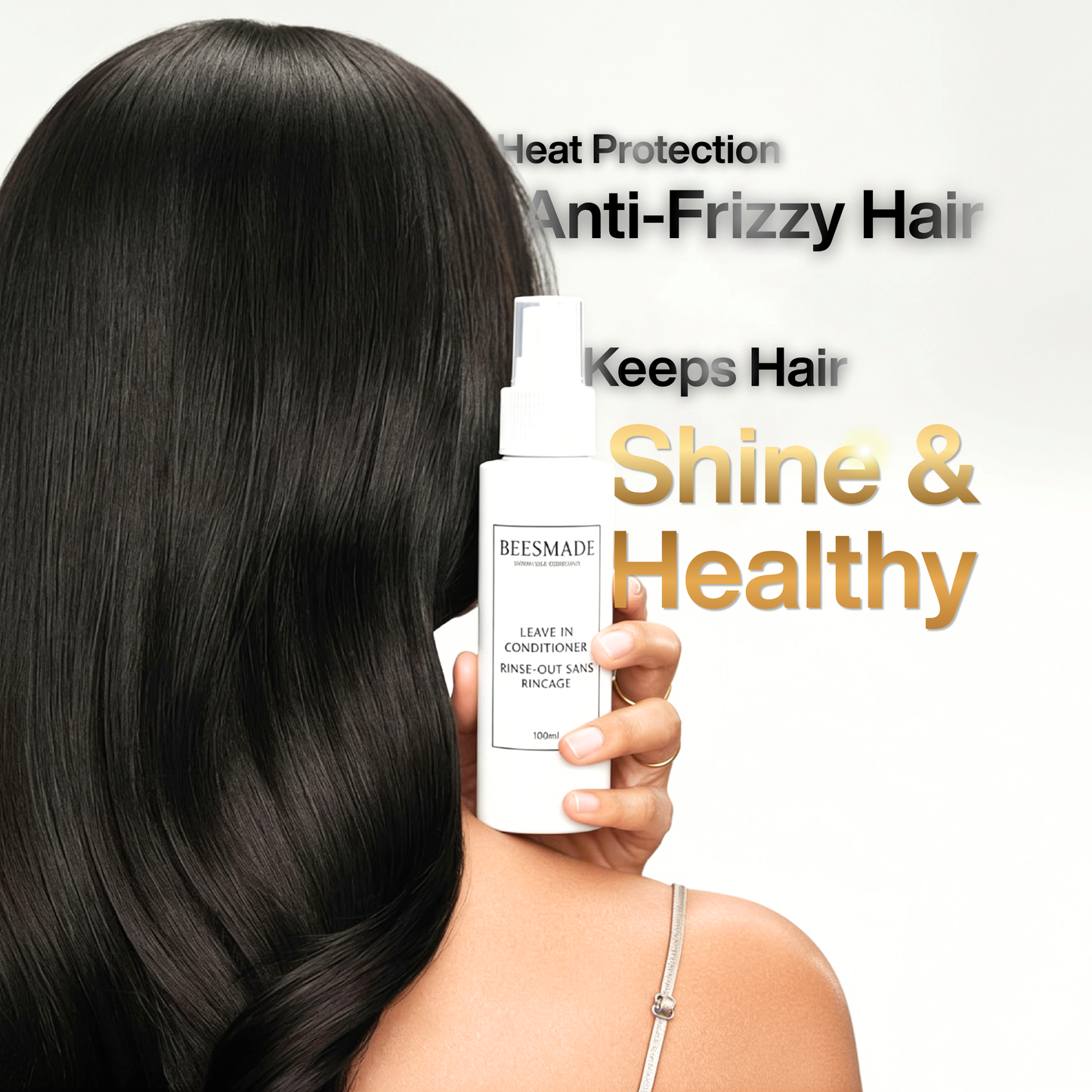 BEESMADE Leave in Conditioner 120ml - Detangling and Frizz Fighting