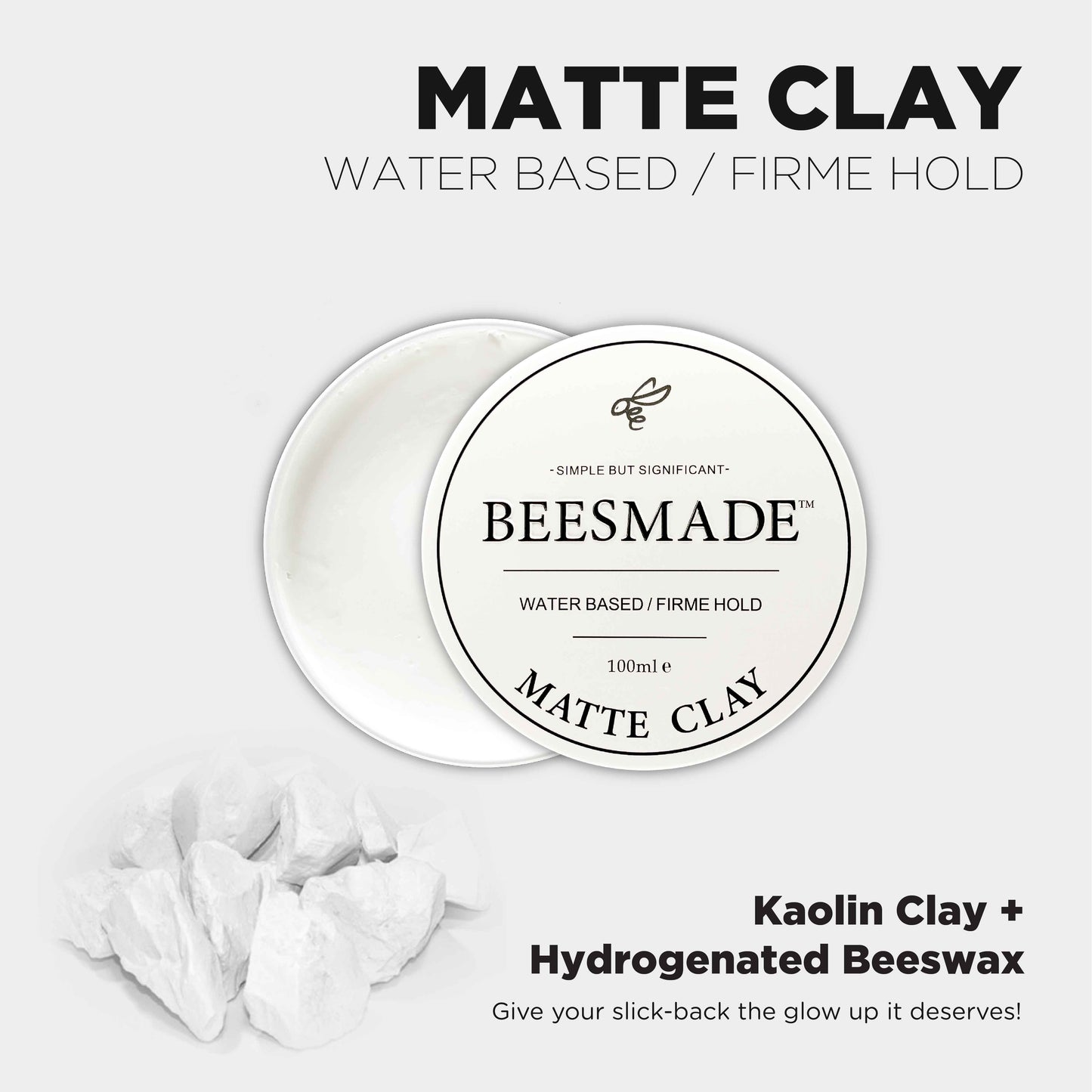 BEESMADE Matte Clay - No.1 Hair Clay in Singapore & Malaysia