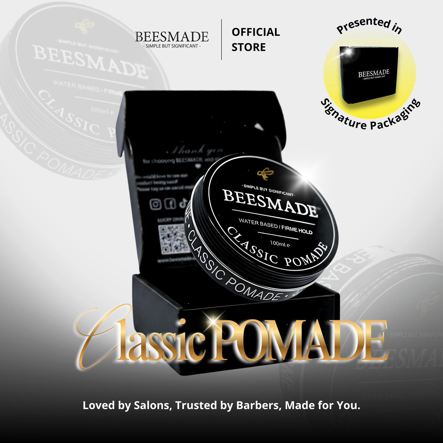 BEESMADE Classic Pomade - No.1 Pomade in Singapore & Malaysia