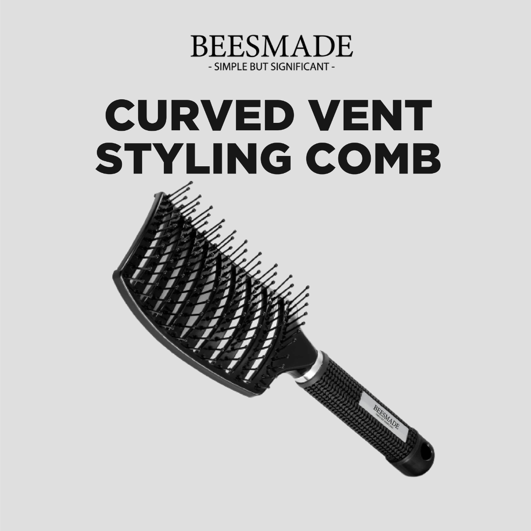 Professional Curved Vent Detangling Styling Hair Brush Hair Comb